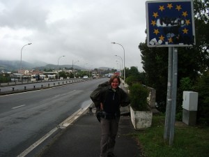 Treurige grensovergang...